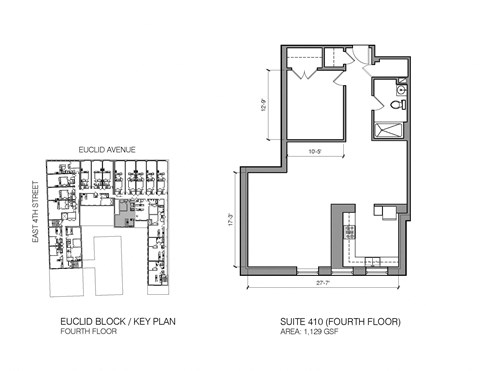 a floor plan of a house with two floors and a fourth floor